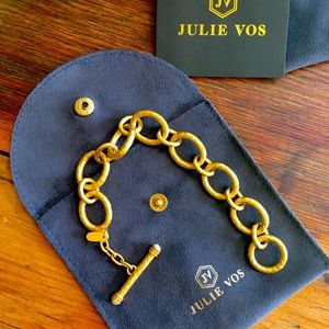 Beautiful Julie Vos Link Bracelet